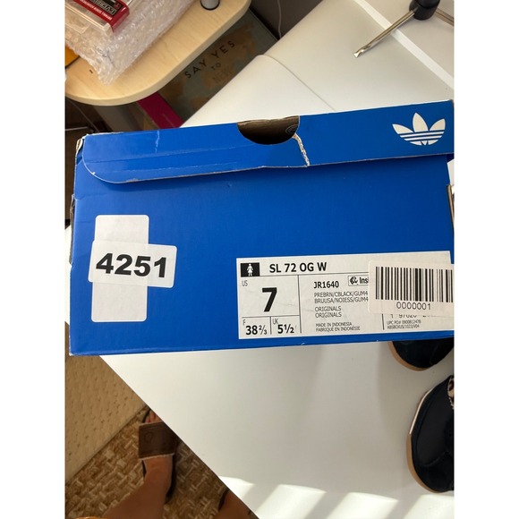 adidas Black and Leopard Print Sneakers - Picture 8 of 8